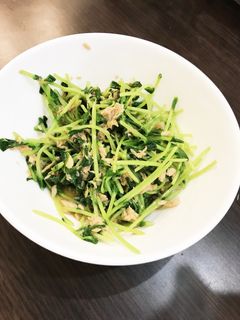 簡単!!豆苗とツナの醤油炒め-レシピのメイン写真
