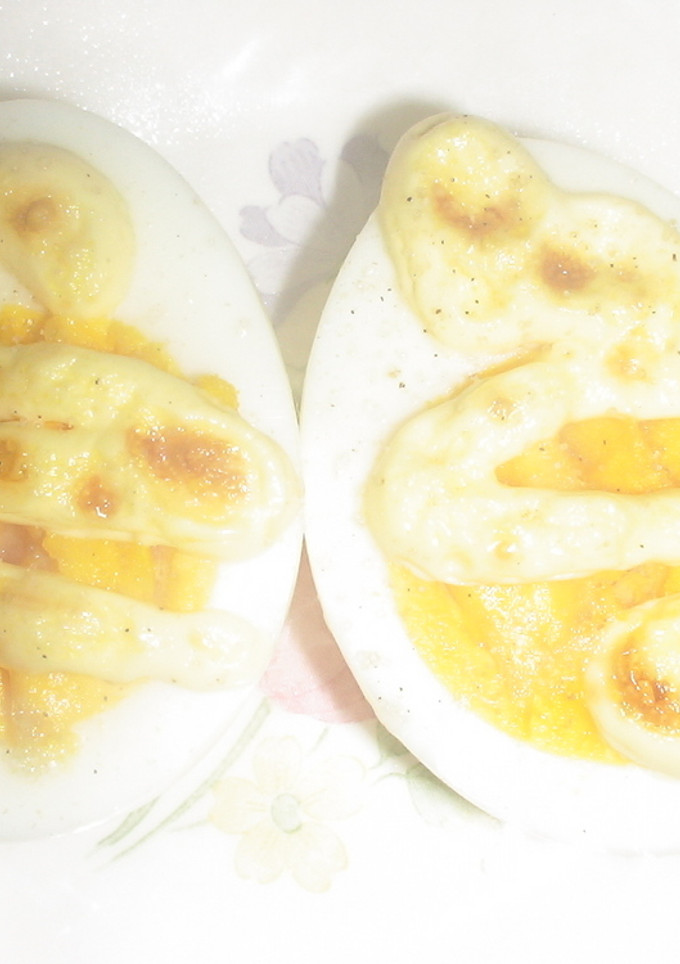お弁当のおかず☆ゆで卵のマヨ焼き-レシピのメイン写真