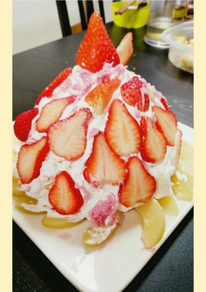 子どもがメインで作るかまくらケーキ-レシピのメイン写真