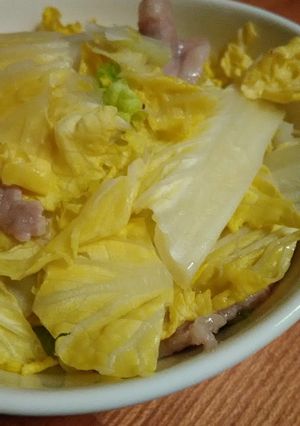 5分で一品！豚ばら白菜-レシピのメイン写真