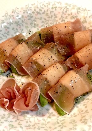 生ハムアボカドスライスチーズ お祝いにも-レシピのメイン写真