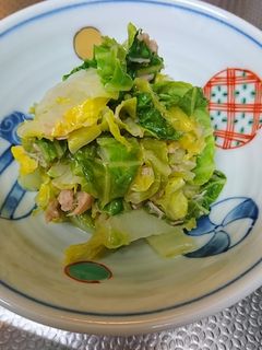 白菜とシーチキンの煮物-レシピのメイン写真