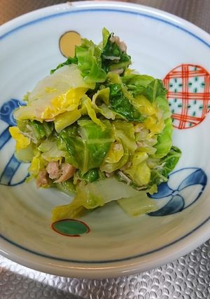 白菜とシーチキンの煮物-レシピのメイン写真
