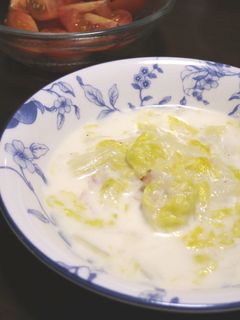 我が家の減塩 白菜のミルク煮-レシピのメイン写真