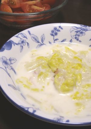 我が家の減塩 白菜のミルク煮-レシピのメイン写真