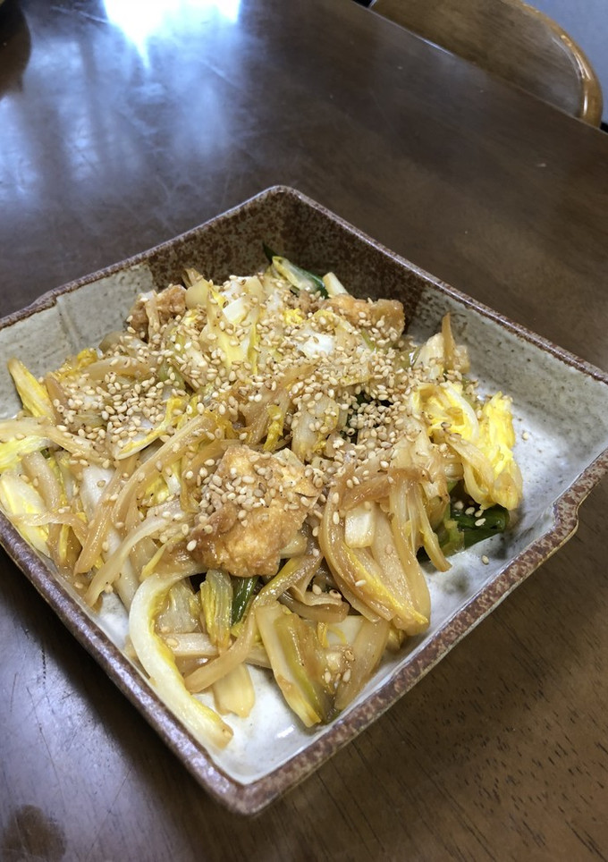 白菜のオイスターソース炒め-レシピのメイン写真