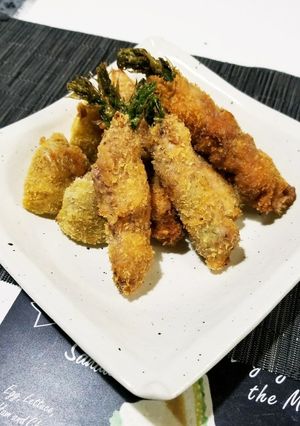 アスパラの肉巻きフライ-レシピのメイン写真