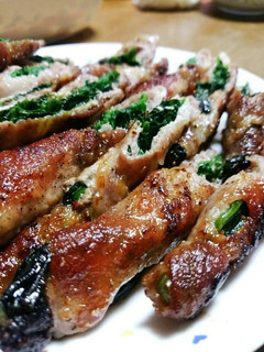 *ほうれん草の豚肉1本巻き*-レシピのメイン写真