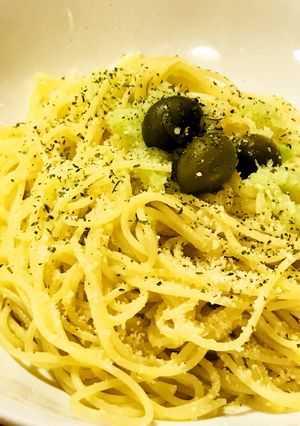 オリーブの実とブロッコリーソースのパスタ-レシピのメイン写真
