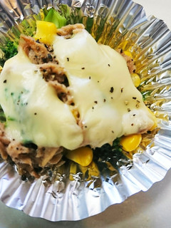 お弁当 簡単 ブロッコリーツナチーズ焼き-レシピのメイン写真