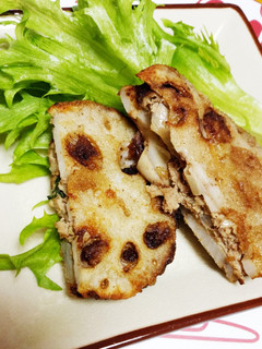 シャキシャキれんこんのはさみ揚げ-レシピのメイン写真