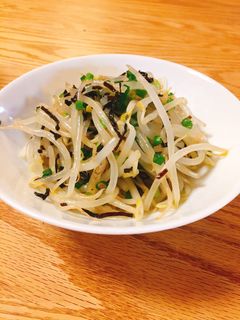 もやしの塩昆布ナムル-レシピのメイン写真