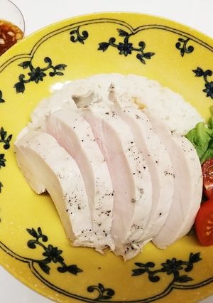 サラダチキンで簡単カオマンガイ♥️-レシピのメイン写真