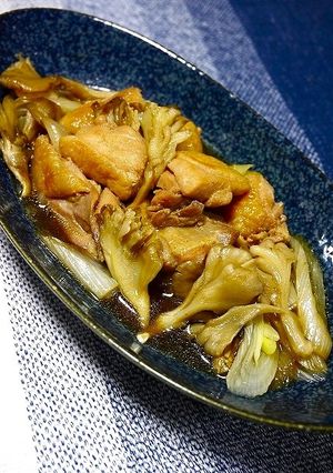 簡単！ほったらかし☆鶏と葱舞茸のだし煮-レシピのメイン写真