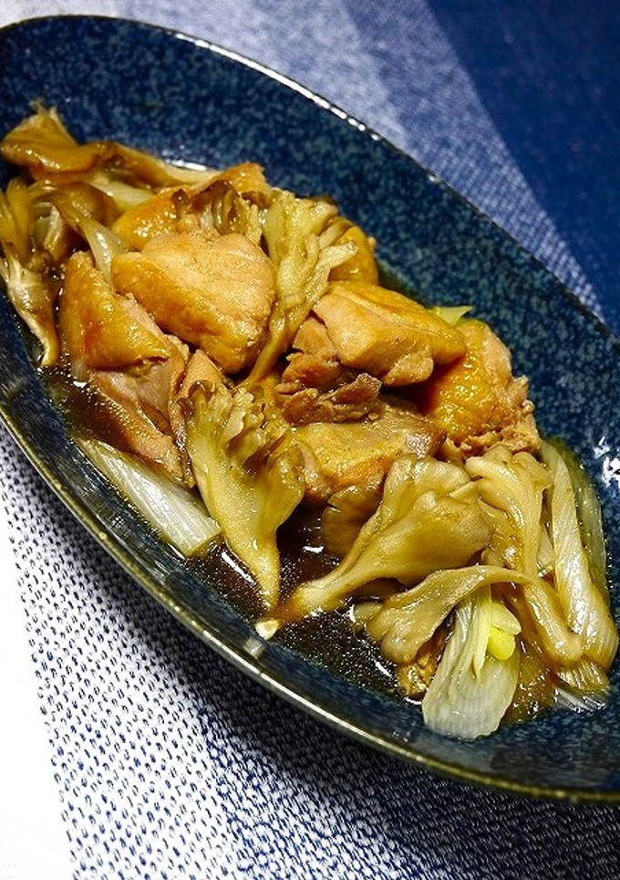 簡単！ほったらかし☆鶏と葱舞茸のだし煮-レシピのメイン写真