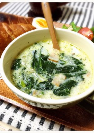 ✿ほうれん草のあったかミルクスープ✿-レシピのメイン写真