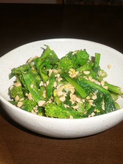 菜の花の納豆あえ-レシピのメイン写真