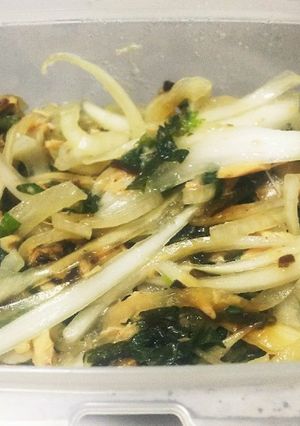 [超簡単☆]新玉ねぎのシソツナ缶サラダ♪-レシピのメイン写真