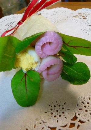 パーティにいかが？食べられる花束-レシピのメイン写真