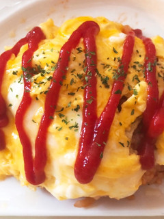 ♡卵焼くだけ!レンジでオムライス♡-レシピのメイン写真