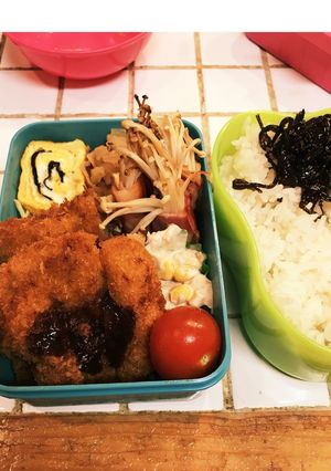 旦那さん弁当 トンカツ編-レシピのメイン写真