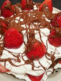 ☆簡単☆イチゴのアメリカンケーキ-レシピのメイン写真