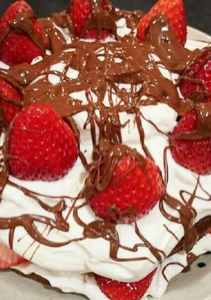 ☆簡単☆イチゴのアメリカンケーキ-レシピのメイン写真