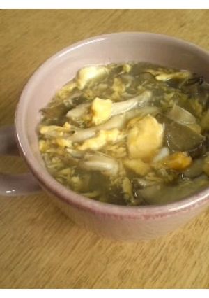 レンジで*かきたま風舞茸スープ-レシピのメイン写真