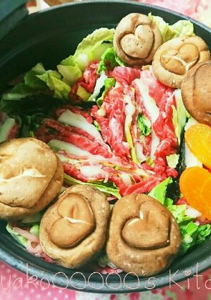 簡単一工夫♪ミルフィーユすき焼き-レシピのメイン写真