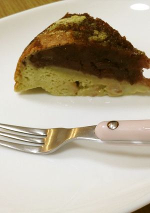 濃厚抹茶のガトーあんこ！炊飯器でケーキ♪-レシピのメイン写真