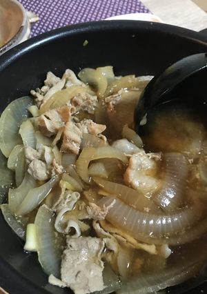 10分でつくれる簡単な牛丼-レシピのメイン写真