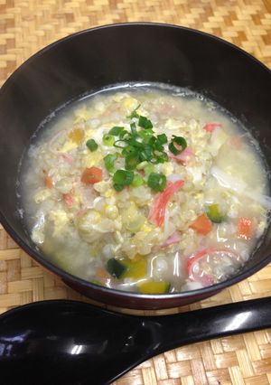 そばの実でなんちゃってかに雑炊-レシピのメイン写真