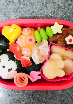 ツムツム ミニーちゃん弁当 キャラ弁-レシピのメイン写真