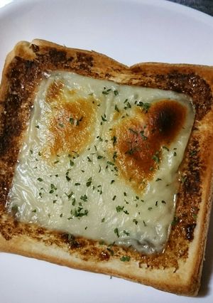 海苔の佃煮のチーズトースト(○´艸｀)-レシピのメイン写真