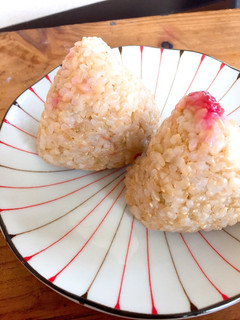 梅わさびおにぎり-レシピのメイン写真