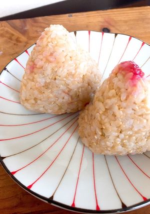 梅わさびおにぎり-レシピのメイン写真