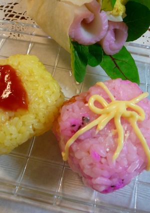 お誕生日に☆プレゼントのおにぎり-レシピのメイン写真
