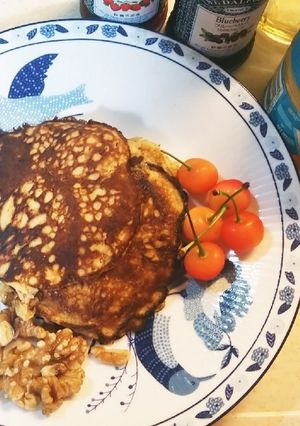 小麦粉いらず！バナナと玉子でパンケーキ-レシピのメイン写真
