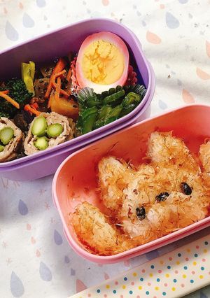 ふわふわワンコ弁当-レシピのメイン写真