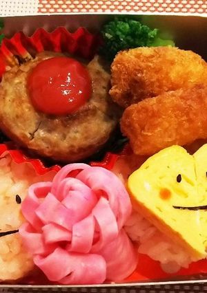 年少さんお弁当☆バレンタイン☆-レシピのメイン写真