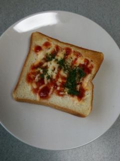 朝に食べたいピザトースト-レシピのメイン写真