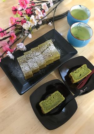 簡単!濃厚♪抹茶とホワイトチョコのケーキ-レシピのメイン写真