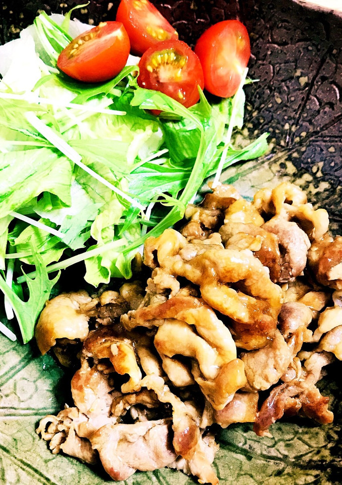 保存袋で漬けて♪ 我が家の豚肉の生姜焼き-レシピのメイン写真
