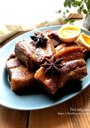 八角で本格中華風!豚の角煮-レシピのメイン写真