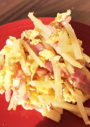 じゃがいもベーコンの卵炒め-レシピのメイン写真