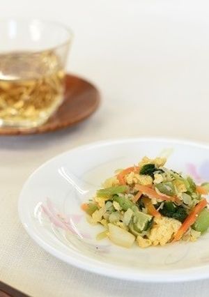 カリカリ✨じゃこドレッシング和え-レシピのメイン写真