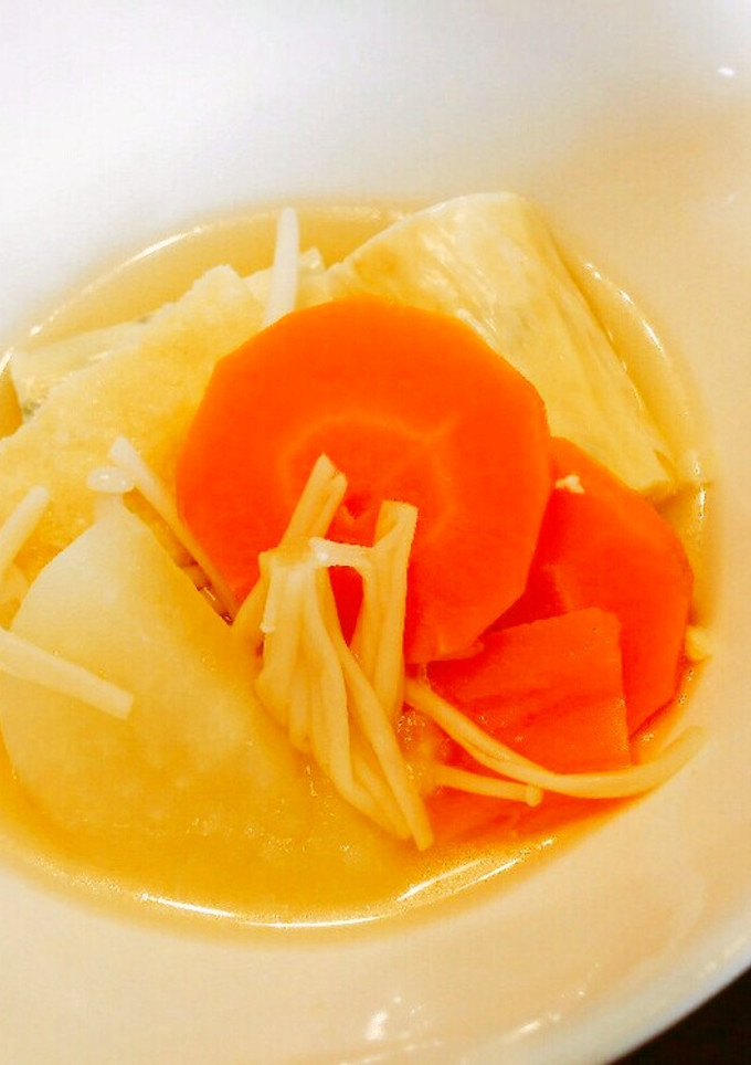 身体あったか♡大根ときのこと油揚げの煮物-レシピのメイン写真