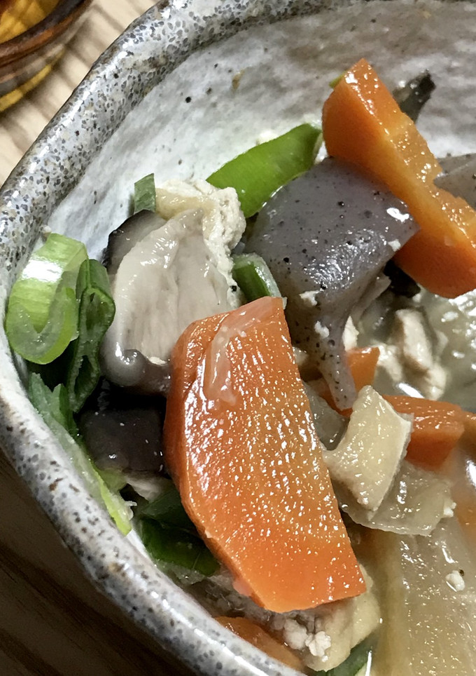 ねぎま鍋をリメイク【けんちん汁】-レシピのメイン写真