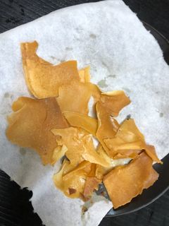 乾いた春巻きの皮チップス-レシピのメイン写真