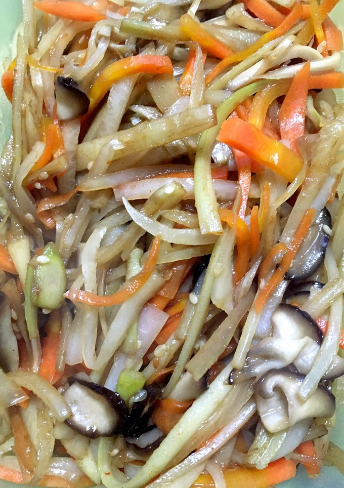 野菜を無駄なく！ウドと大根の皮のきんぴら-レシピのメイン写真